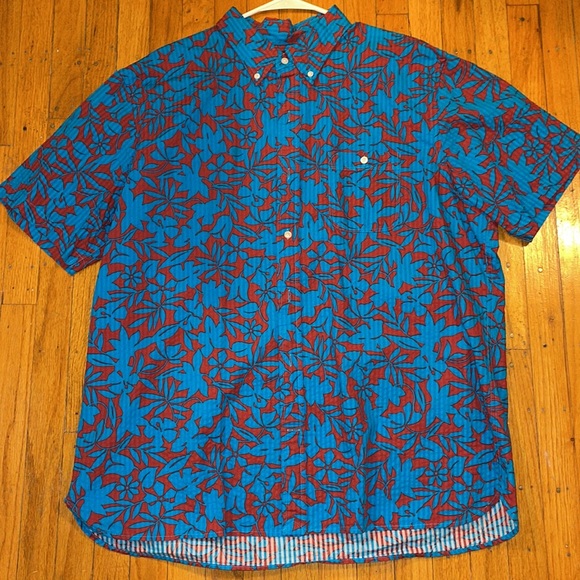 Lands end sea sucker button down - Picture 2 of 4